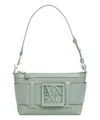 Armani Exchange Shoulder Bag In Green