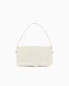 Armani Exchange Shoulder Bag In Technical Fabric In White