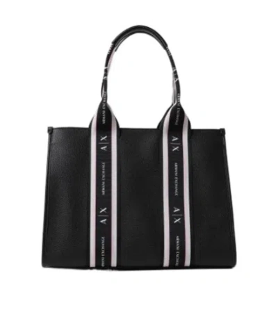 Armani Exchange Shoulder Bag With Handle In Black