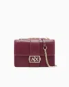 Armani Exchange Shoulder Bag With Metal Logo