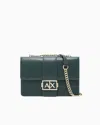 Armani Exchange Shoulder Bag With Metal Logo