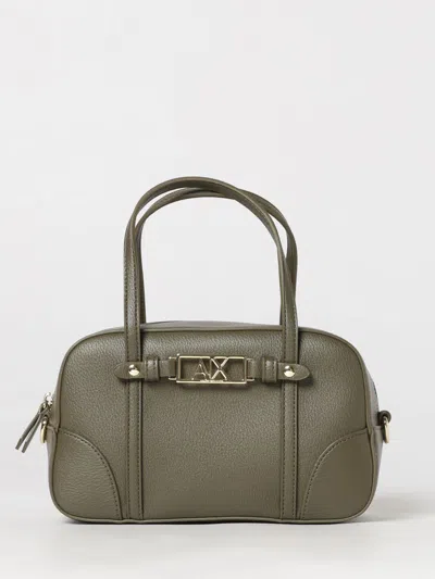 Armani Exchange Shoulder Bag Woman Color Kaki In Brown