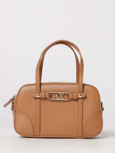 Armani Exchange Shoulder Bag Woman Color Leather In Brown