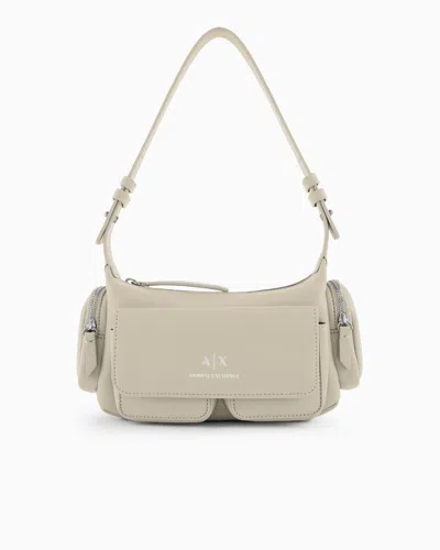 Armani Exchange Shoulder Bags In Beige