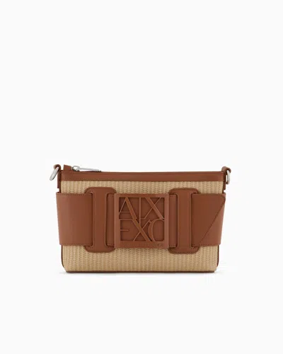 Armani Exchange Shoulder Bags In Burgundy
