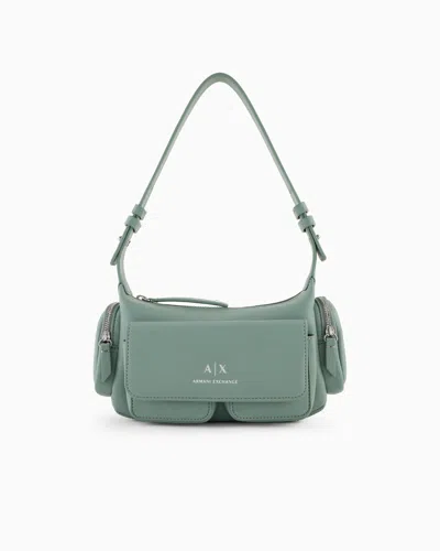 Armani Exchange Shoulder Bags In Green