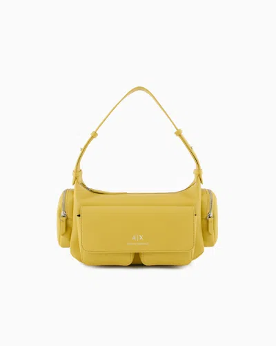 Armani Exchange Shoulder Bags In Yellow