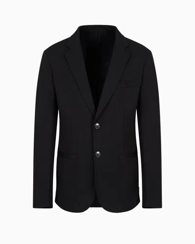 Armani Exchange Blazer Black Viscose