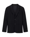 Armani Exchange Single-breasted Blazer In Blue