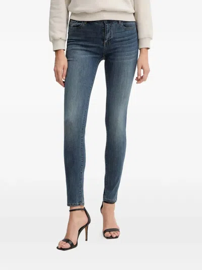 Armani Exchange Skinny-cut Jeans In Blue