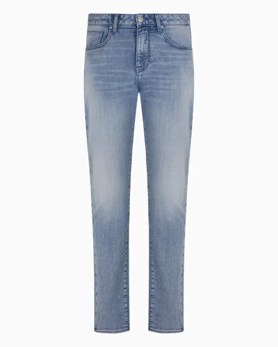 Armani Exchange Skinny Jeans In Blue