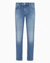 Armani Exchange Skinny Jeans In Blue