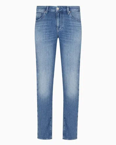 Armani Exchange Skinny Jeans In Blue