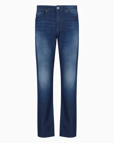 Armani Exchange Skinny Jeans In Blue