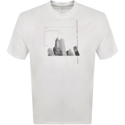Armani Exchange Skyline T Shirt White