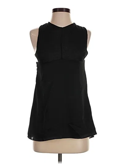 Pre-owned Armani Exchange Sleeveless Blouse In Black