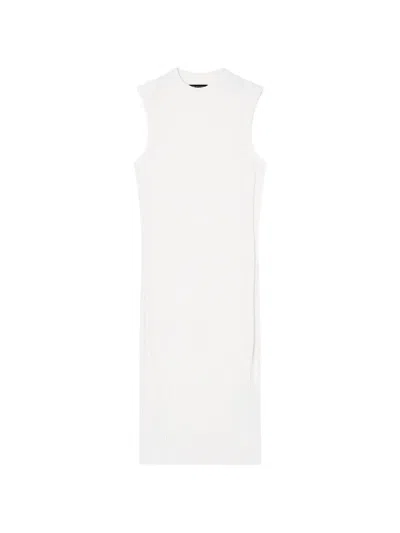 Armani Exchange Sleeveless Midi Dress In Brown