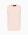Armani Exchange Sleeveless Top In Pink