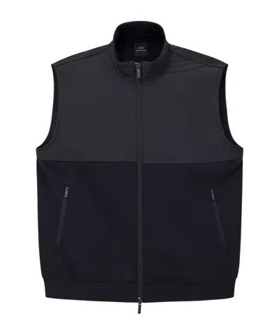 Armani Exchange Sleeveless Vest In Black