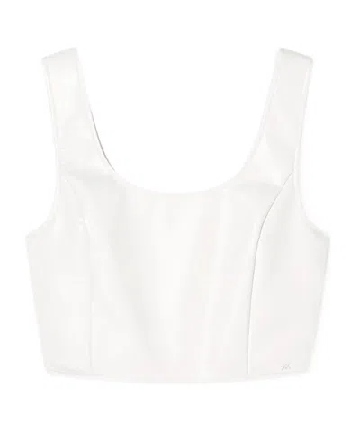 Armani Exchange Sleeveless Vest In White