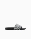 Armani Exchange Slides In Black