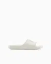 Armani Exchange Logo Slippers In White