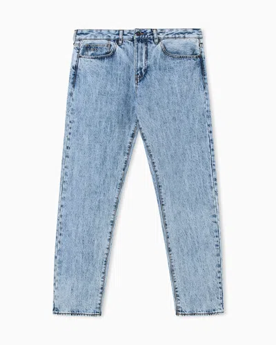 Armani Exchange Slim-fit Denim Jeans In Blue