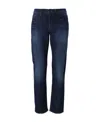Armani Exchange Slim-fit Faded Denim Jeans In Black