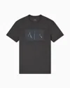 Armani Exchange Slim Fit Jersey T-shirt With Logo In Black