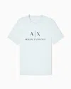 Armani Exchange Slim Fit Jersey T-shirt With Logo In Neutral