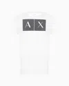 Armani Exchange Slim Fit Jersey T-shirt With Logo In White
