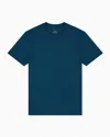 Armani Exchange Slim Fit Pima Cotton T-shirt In Blue