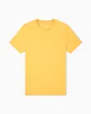 Armani Exchange Slim Fit Pima Cotton T-shirt In Yellow
