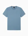 Armani Exchange Slim Fit Pima Cotton T-shirt In Blue