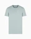 Armani Exchange Slim Fit Pima Cotton T-shirt In Green