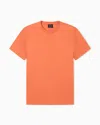Armani Exchange Slim Fit Pima Cotton T-shirt In Orange