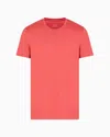 Armani Exchange Slim Fit Pima Cotton T-shirt In Red