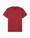 Armani Exchange Slim Fit Pima Cotton T-shirt In Burgundy