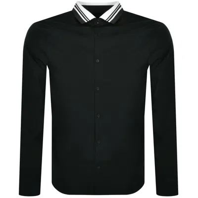 Armani Exchange Slim Fit Shirt Jet Set In Green