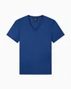 Armani Exchange Slim Fit T-shirt In Pima Cotton Jersey In Blue