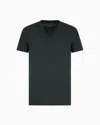 Armani Exchange Regular Fit T-shirt In Pima Cotton Jersey In Green
