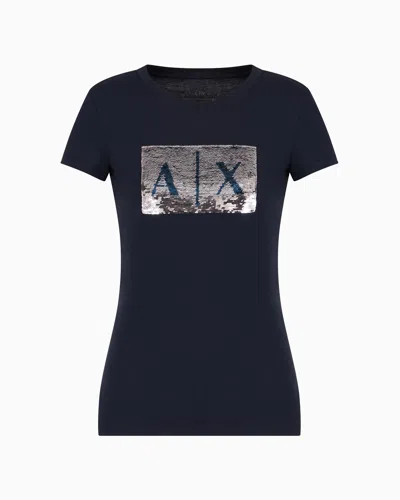 Armani Exchange T-shirt  Woman In Navy Blue