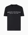Armani Exchange Slim Fit T-shirt With Logo In Green