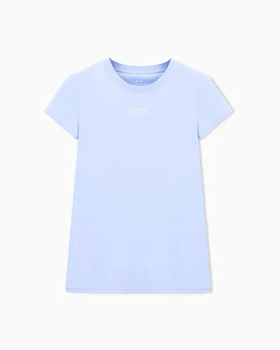 Armani Exchange Slim Fit T-shirts In Blue