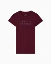 Armani Exchange Slim Fit T-shirts In Burgundy