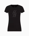 Armani Exchange Slim Fit T-shirts In Black