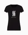 Armani Exchange Slim Fit T-shirts In Black