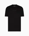 Armani Exchange Slim Fit T-shirts In Black