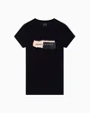 Armani Exchange Slim Fit T-shirts In Black