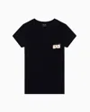 Armani Exchange Slim Fit T-shirts In Black